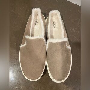 Staheekum Suede Slip-On Shoes with Fur Lining